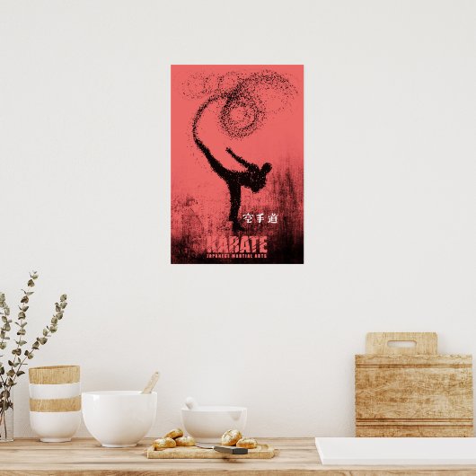 Geist von Karate Poster (Küche)