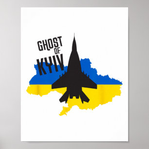 Geist von Kiew - Mig 29 Kampfjetpilot As der Ukrai Poster