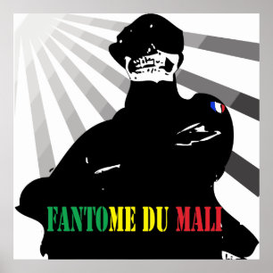 Geist von Mali - französischer Soldat in Mali Poster