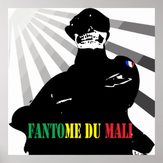 Geist von Mali - französischer Soldat in Mali Poster