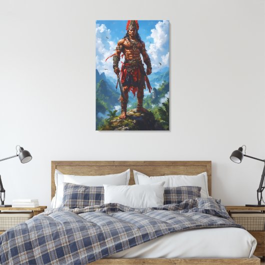 Geist von Nusantara Leinwanddruck (Insitu (Schlafzimmer))