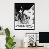 Geist von St. Louis Airplane 1927 Poster (Heimbüro)