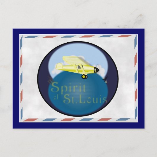 Geist von St. Louis Postkarte (Vorderseite)