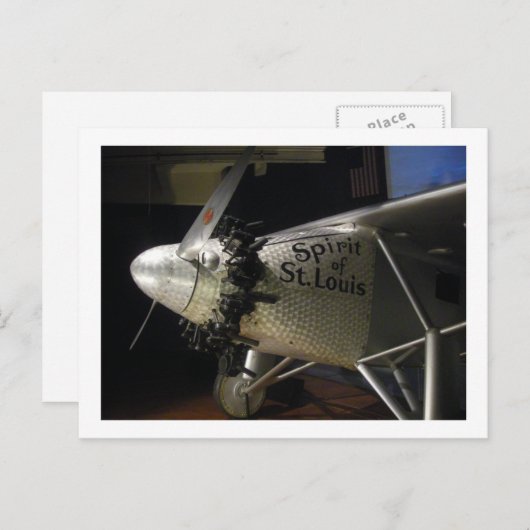 Geist von St. Louis Postkarte (Vorne/Hinten)