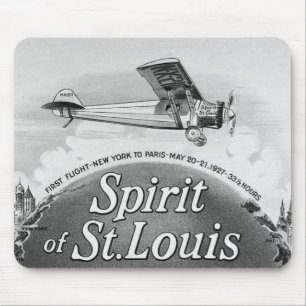 Geist von St. Louis - Vintage-Zigarrenverpackung Mousepad