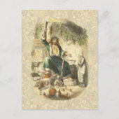 Geist von Weihnachten Gegenwart Scrooge (Vorderseite)