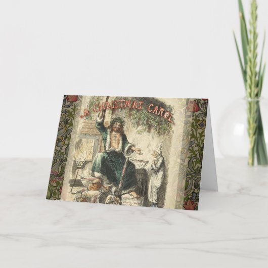 Geist von Weihnachten Gegenwart Scrooge (Vorderseite)