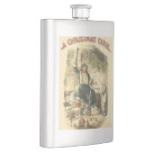 Geist von Weihnachten Gegenwart Scrooge Flachmann (Rechts)