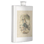 Geist von Weihnachten Gegenwart Scrooge Flachmann (Rechts)