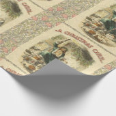 Geist von Weihnachten Gegenwart Scrooge Geschenkpapier (Ecke)