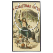 Geist von Weihnachten Gegenwart Scrooge Kleine Geschenktüte (Rückseite)