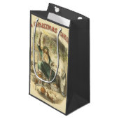 Geist von Weihnachten Gegenwart Scrooge Kleine Geschenktüte (Vorderseite Schrägansicht)