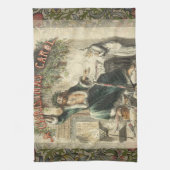 Geist von Weihnachten Gegenwart Scrooge Küchentuch (Vertikal)