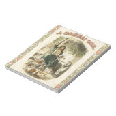 Geist von Weihnachten Gegenwart Scrooge Notizblock (Rotiert)