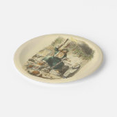 Geist von Weihnachten Gegenwart Scrooge Pappteller (Schrägansicht)