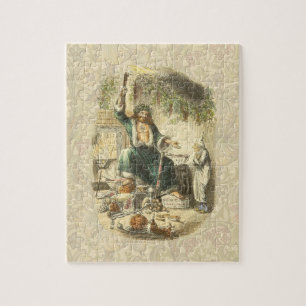 Geist von Weihnachten Gegenwart Scrooge Puzzle