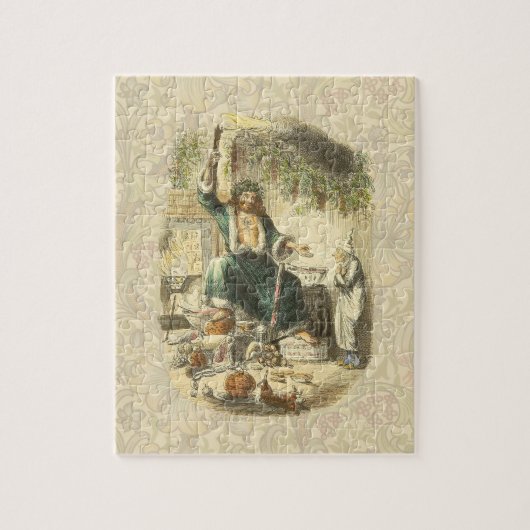 Geist von Weihnachten Gegenwart Scrooge Puzzle (Vertikal)