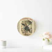 Geist von Weihnachten Gegenwart Scrooge Runde Wanduhr (Zuhause)