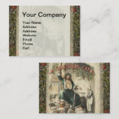 Geist von Weihnachten Gegenwart Scrooge Visitenkarte (Vorne/Hinten)