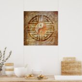 Geist von Yin & Yang Poster (Küche)