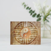 Geist von Yin & Yang Postkarte (Stehend Vorderseite)