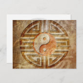 Geist von Yin & Yang Postkarte (Vorne/Hinten)