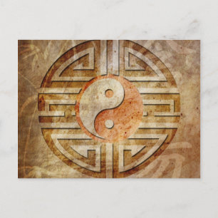 Geist von Yin & Yang Postkarte