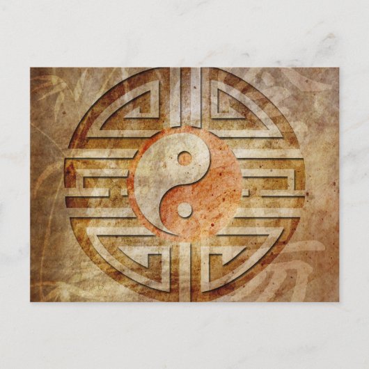 Geist von Yin & Yang Postkarte (Vorderseite)