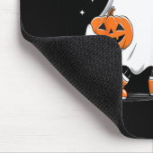 Geist wandernd Dackel Grusel Saison Halloween Mousepad (Ecke)