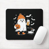 Geist wandernd Dackel Grusel Saison Halloween Mousepad (Mit Mouse)
