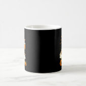 Geist wandernd Dackel Gruselzeit Halloween Kaffeetasse (Mittel)