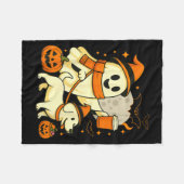 Geist wandernd Labrador Grusel Saison Halloween Hu Fleecedecke (Vorderseite (Horizontal))