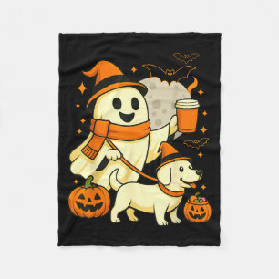 Geist wandernd Labrador Grusel Saison Halloween Hu Fleecedecke