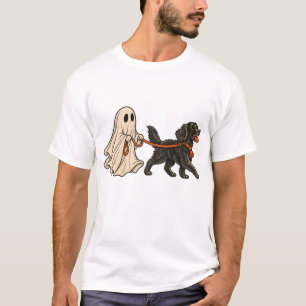 Geist wanderndes schwarzes Labrador Halloween T-Sh T-Shirt