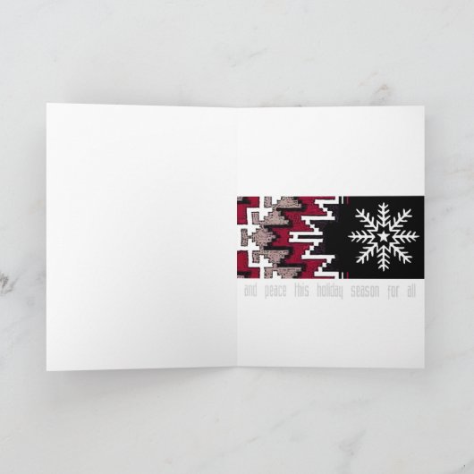 Geist-Weihnachtskarte Feiertagskarte (Innenseite)