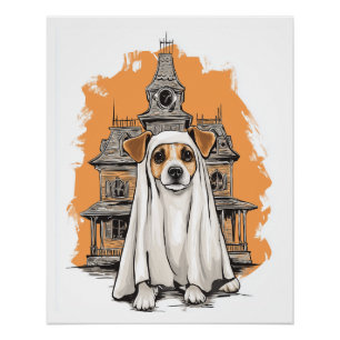 Geist-Welpe � Spuk-Hundekostüm Poster