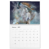 Geist-Wolf-Kunst-Kalender 2014 Kalender (Feb 2027)