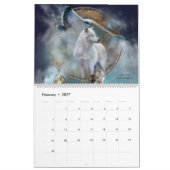 Geist-Wolf-Kunst-Kalender Kalender (Feb 2027)