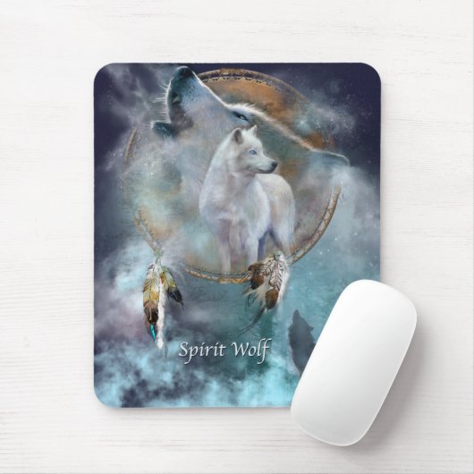 Geist-Wolf Mousepad (Mit Mouse)