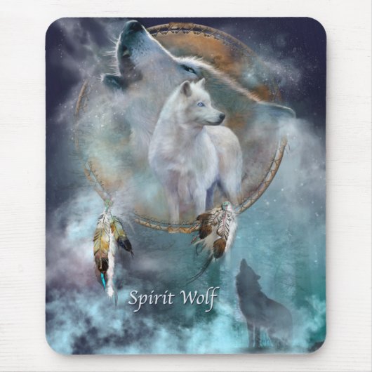 Geist-Wolf Mousepad (Vorne)