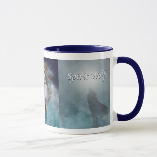 Geist-Wolf-Tasse Tasse (Rechts)