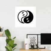 Geist Yin Yang Poster (Heimbüro)