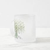 Geist-Yoga-Geschenk Mattglastasse (Vorderseite Links)
