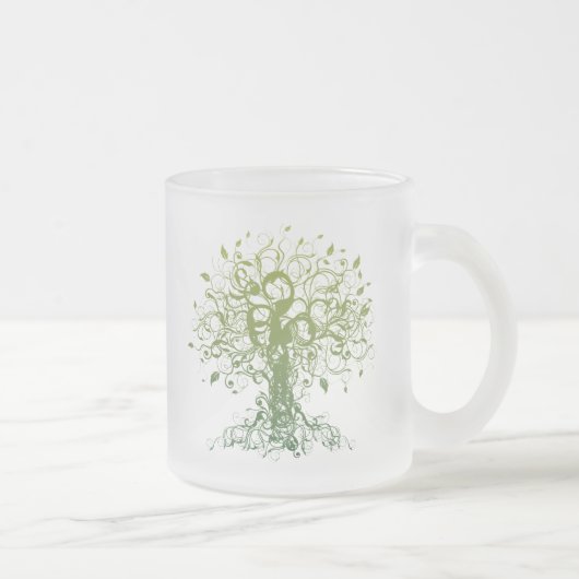 Geist-Yoga-Geschenk Mattglastasse (Rechts)