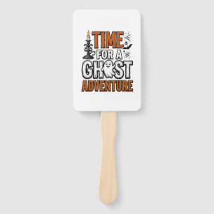 Geister-Abenteuer-Halloween-Vintage-Typografie-Des Fächer