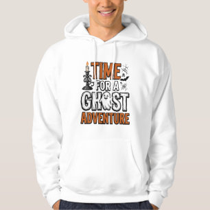Geister-Abenteuer-Halloween-Vintage-Typografie-Des Hoodie