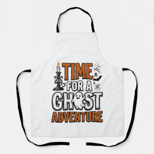 Geister-Abenteuer-Halloween-Vintage-Typografie-Des Schürze