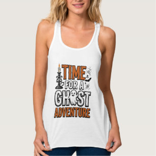 Geister-Abenteuer-Halloween-Vintage-Typografie-Des Tank Top