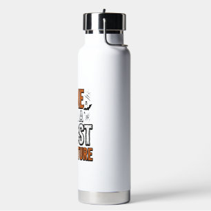 Geister-Abenteuer-Halloween-Vintage-Typografie-Des Trinkflasche