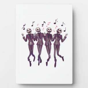 Geister-Barbershop-Quartett Fotoplatte